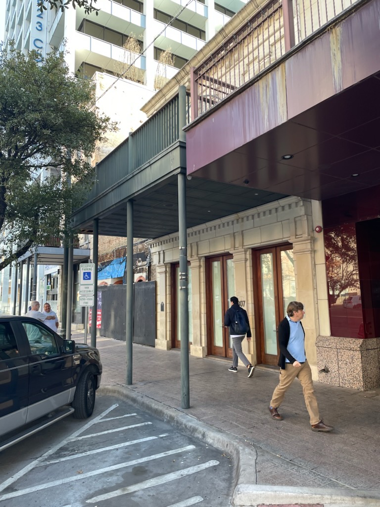 Metal Railing Painting Before