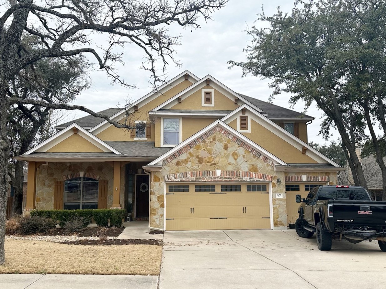 Before Photo of Tan House