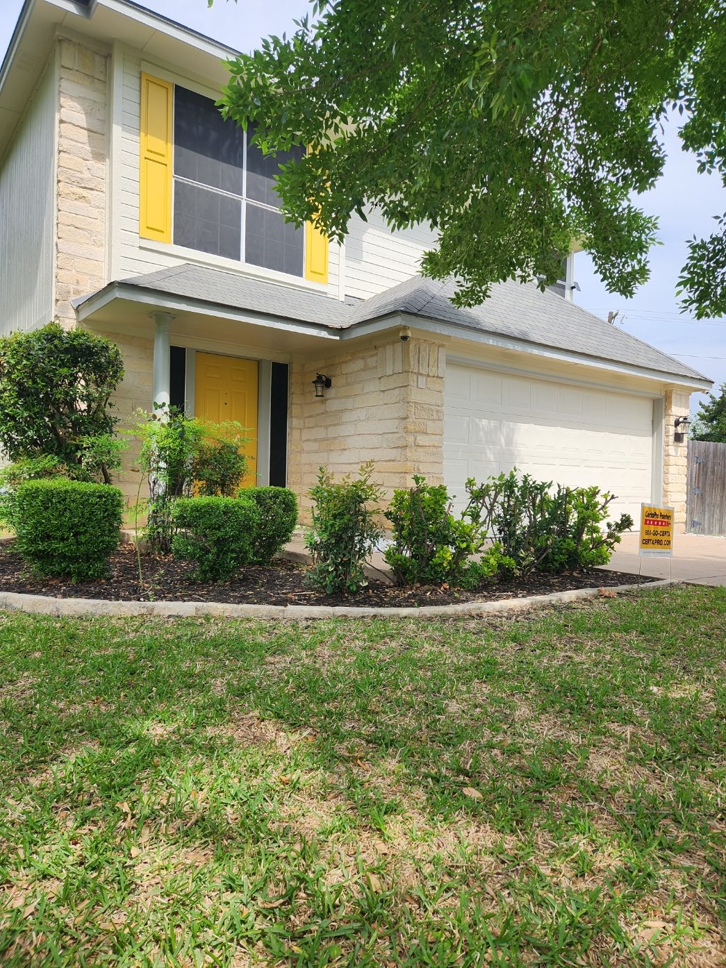 After Result of Garage Door and Shutters