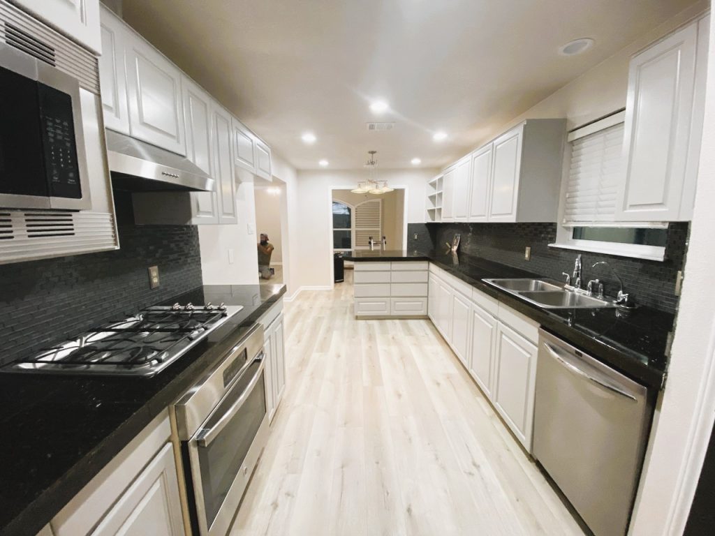 Cabinet Painting Project After