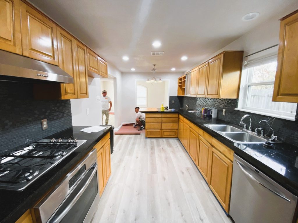 Cabinet Painting Project Before