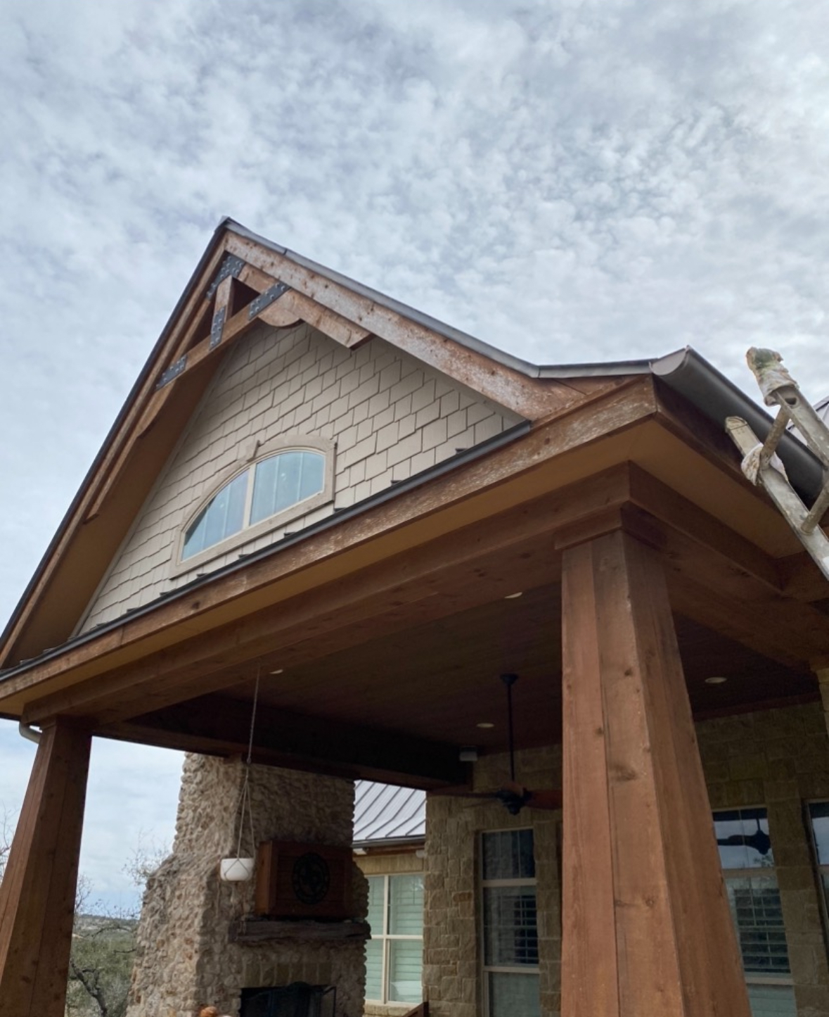 Trim Staining Project Before