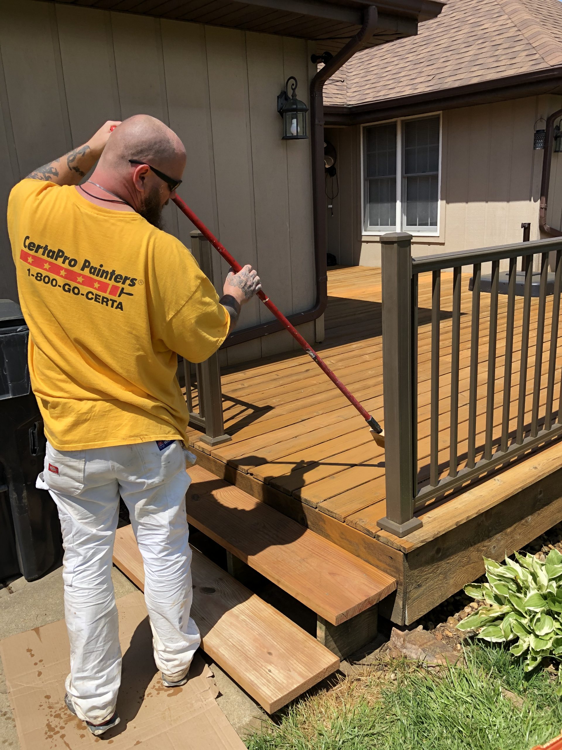 deck staining in belleville il