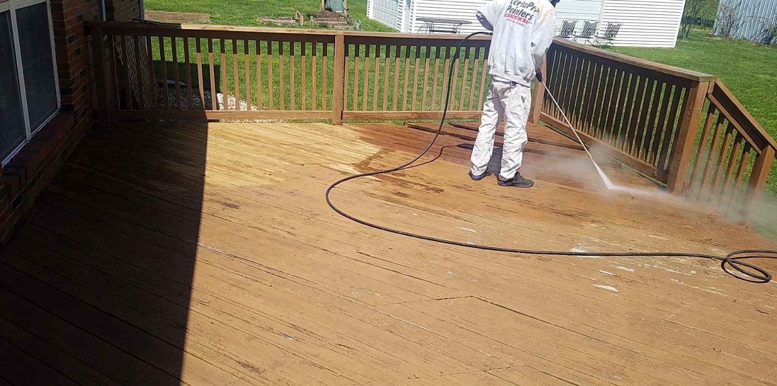 deck power washing