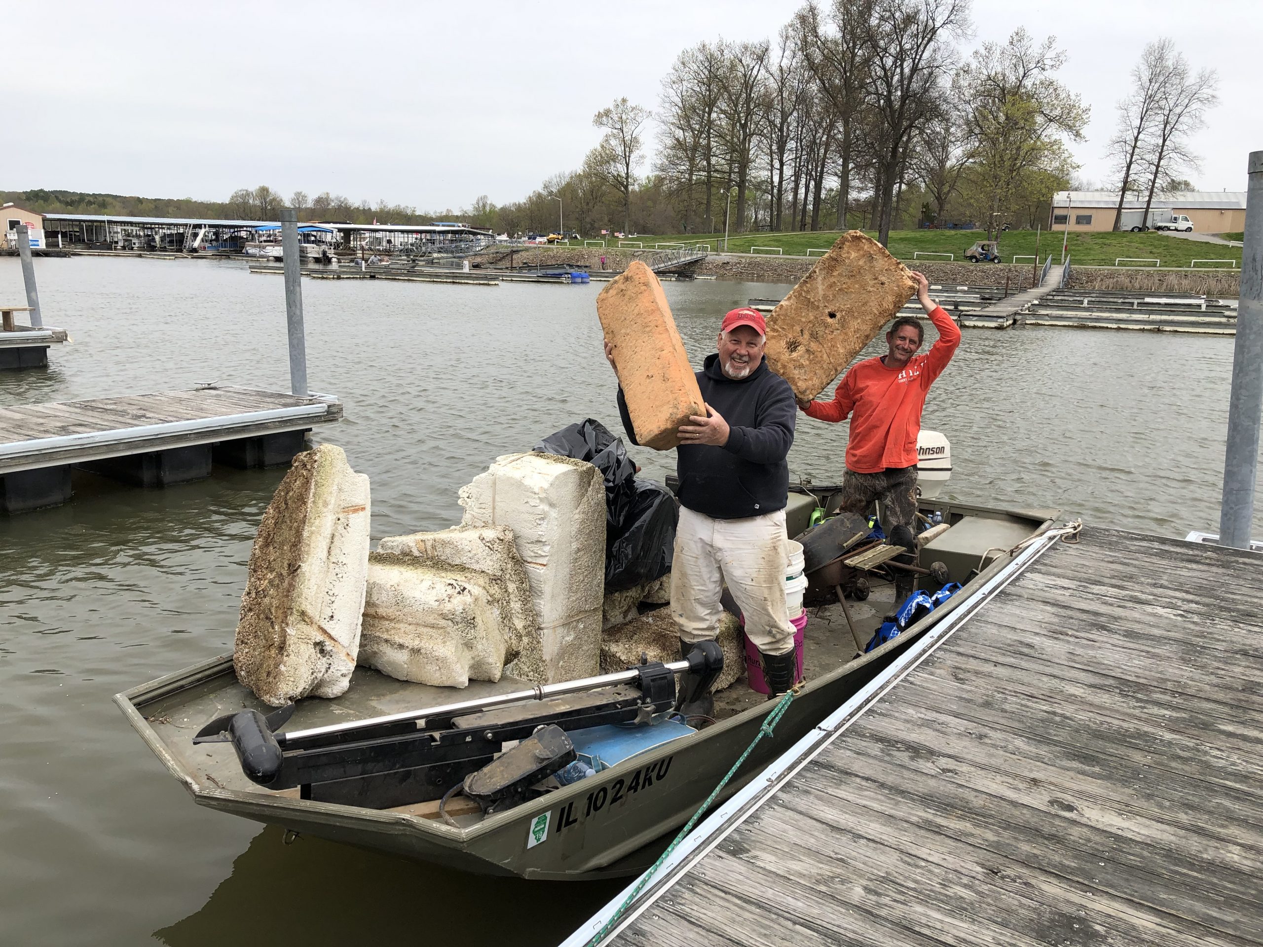 annual cleanup up event at Lake Kinkaid certapro painters belleville IL