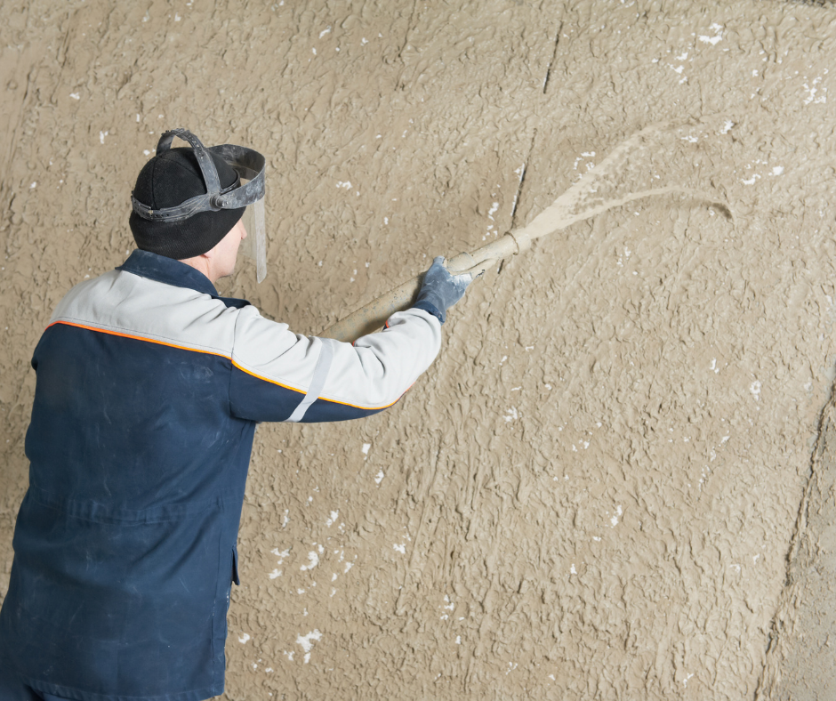 stucco painting and repair worker