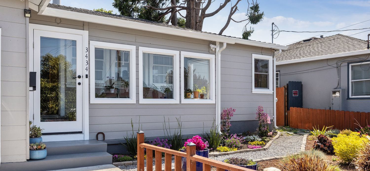 grey siding home in berkeley california