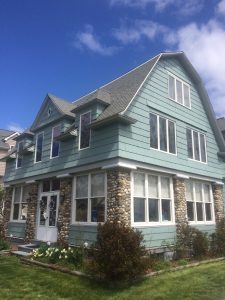 after residential exterior