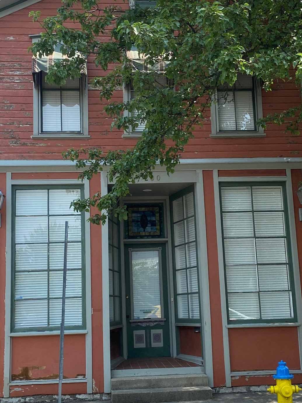 before historic home painting