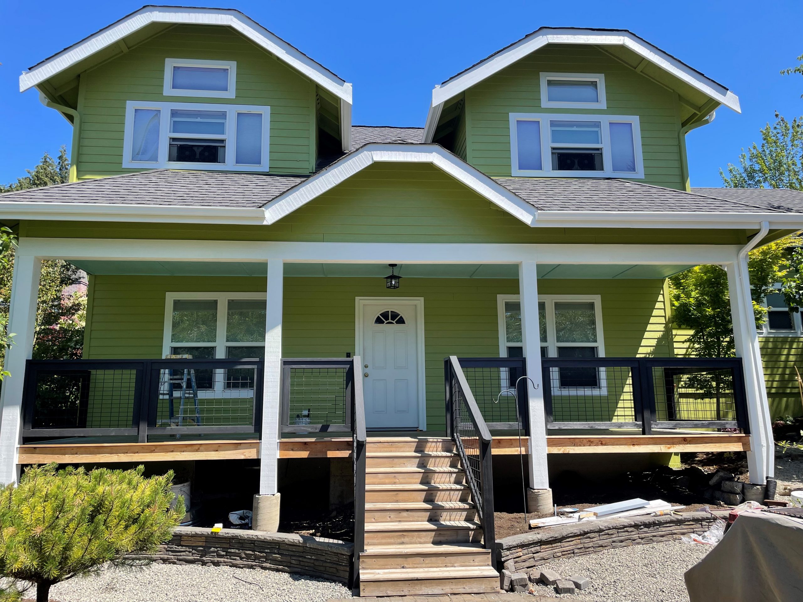 after painting exterior