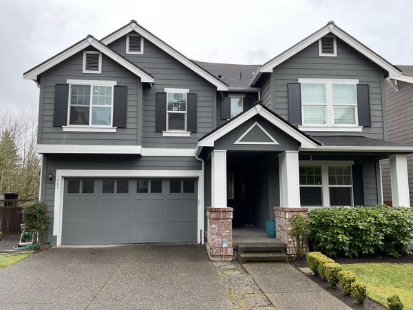 Modern Contrast Exterior Repaint Before