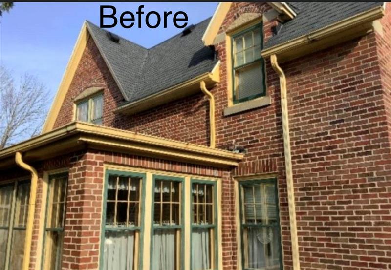 Former Soffit and Fascia