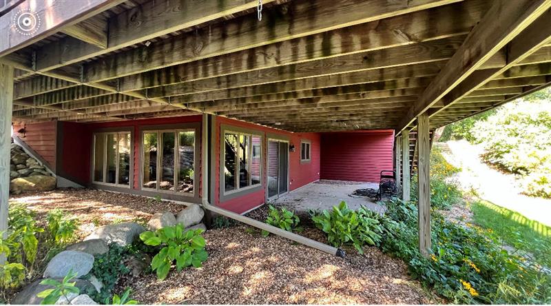 Cedar Siding Lower Deck After