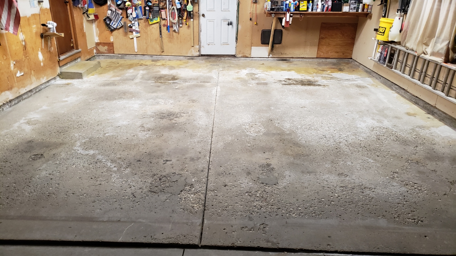 Before the Floor Coating