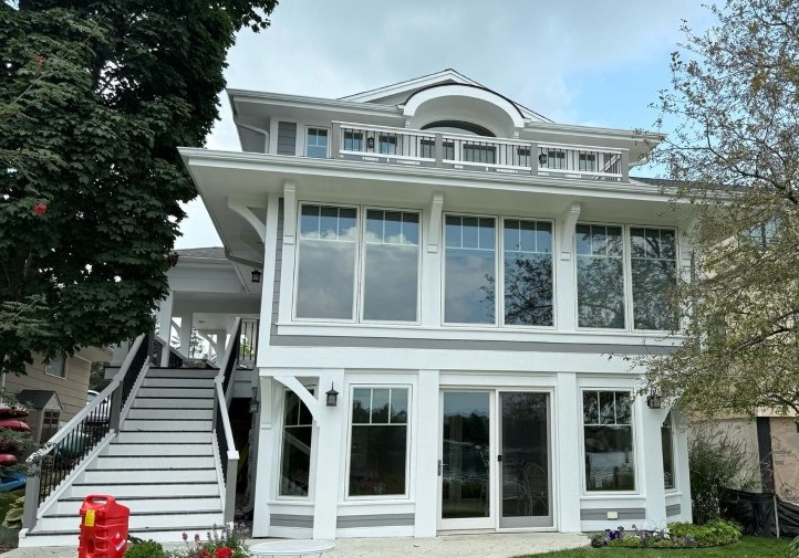 home exterior siding and trim repaint