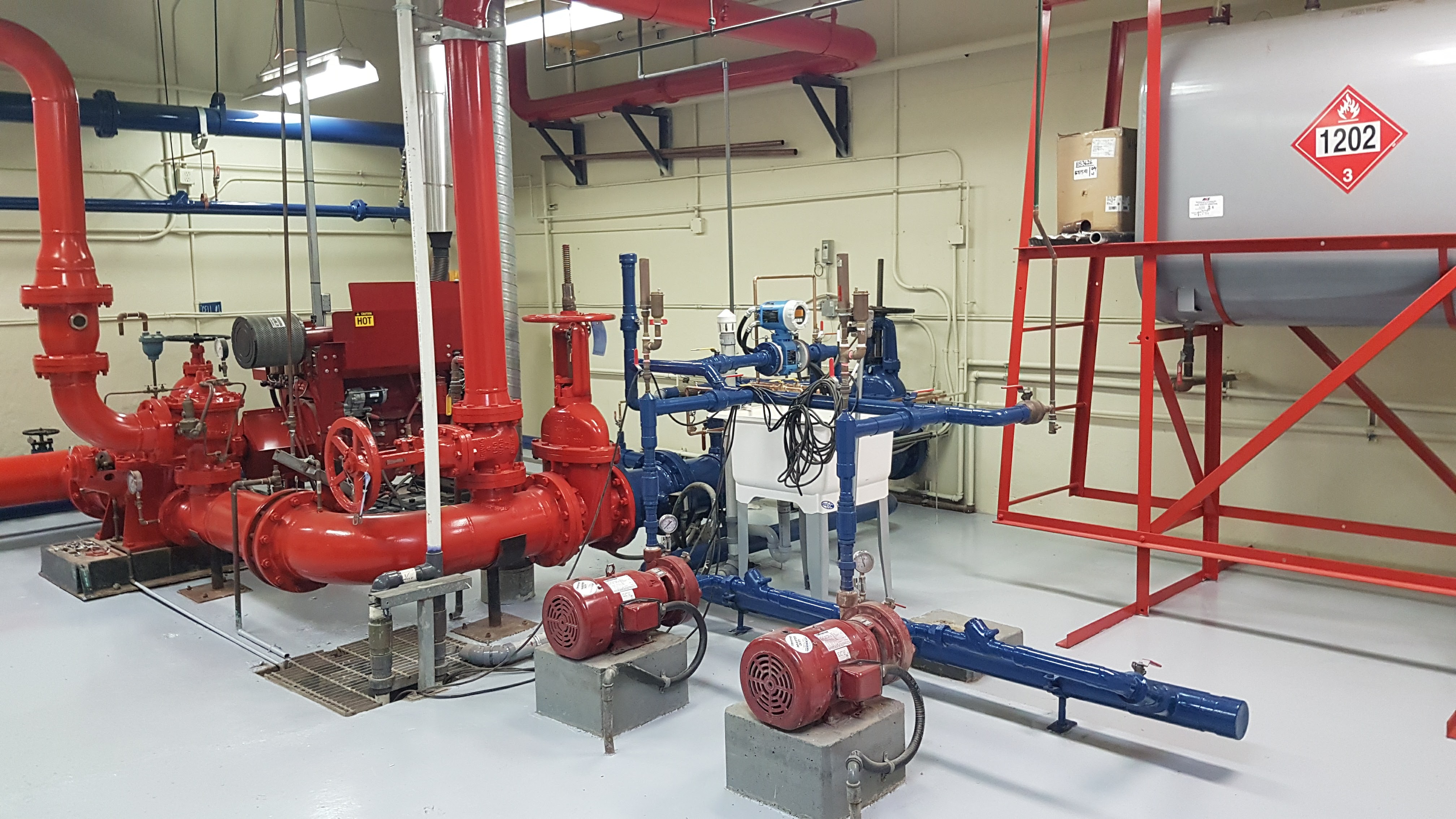 Industrial epoxy painting by CertaPro painters in Edmonton Alberta