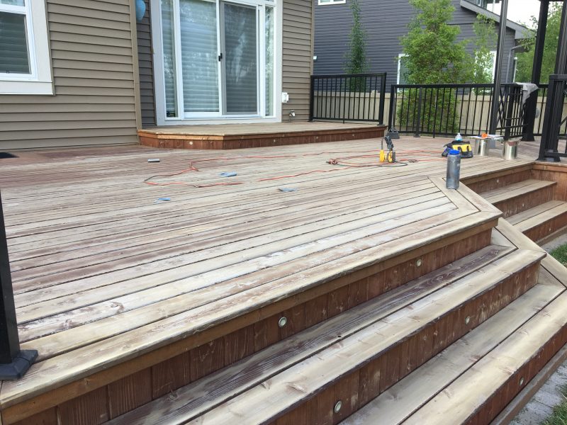 Deck Staining Before
