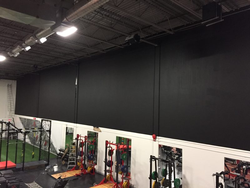 Interior Gym Wall After