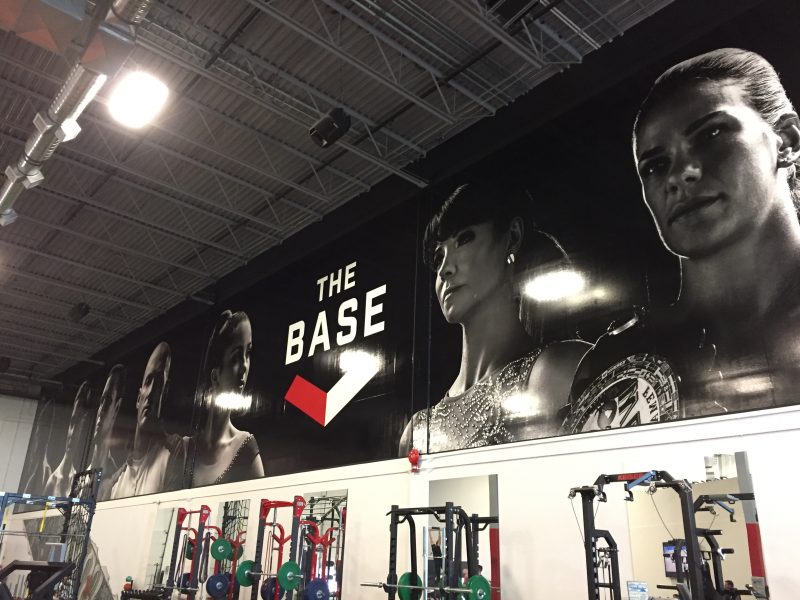 Interior Gym Wall Before