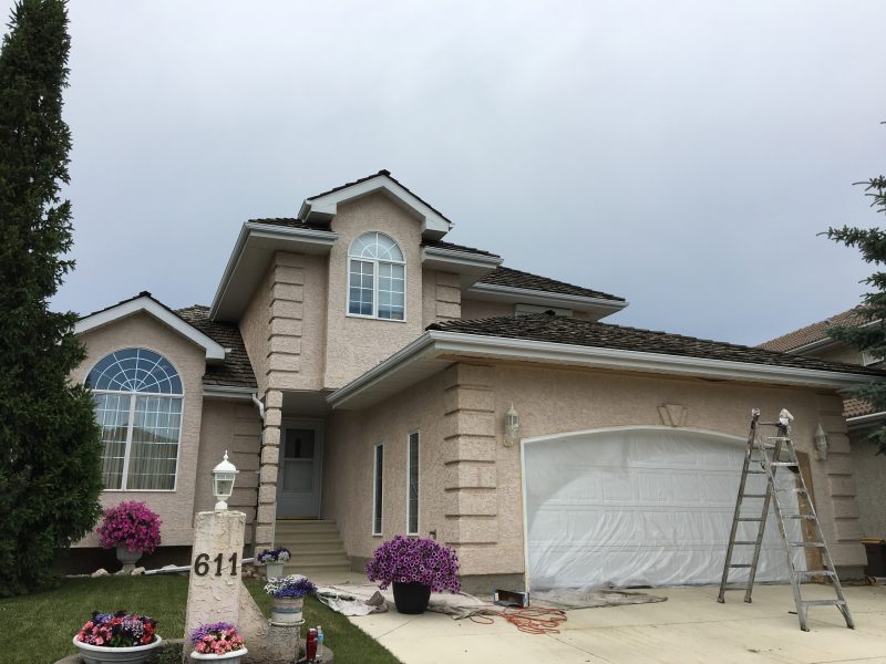 Stucco Painting Before