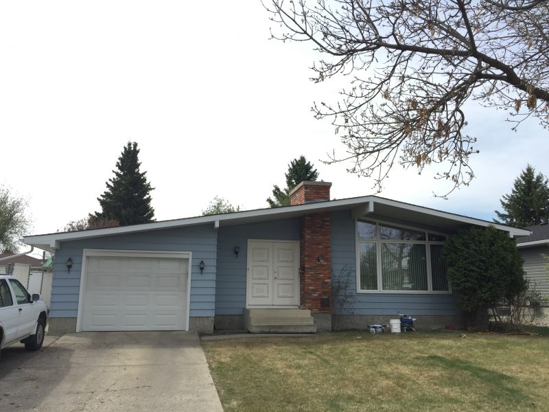 Wood Siding Painted Before