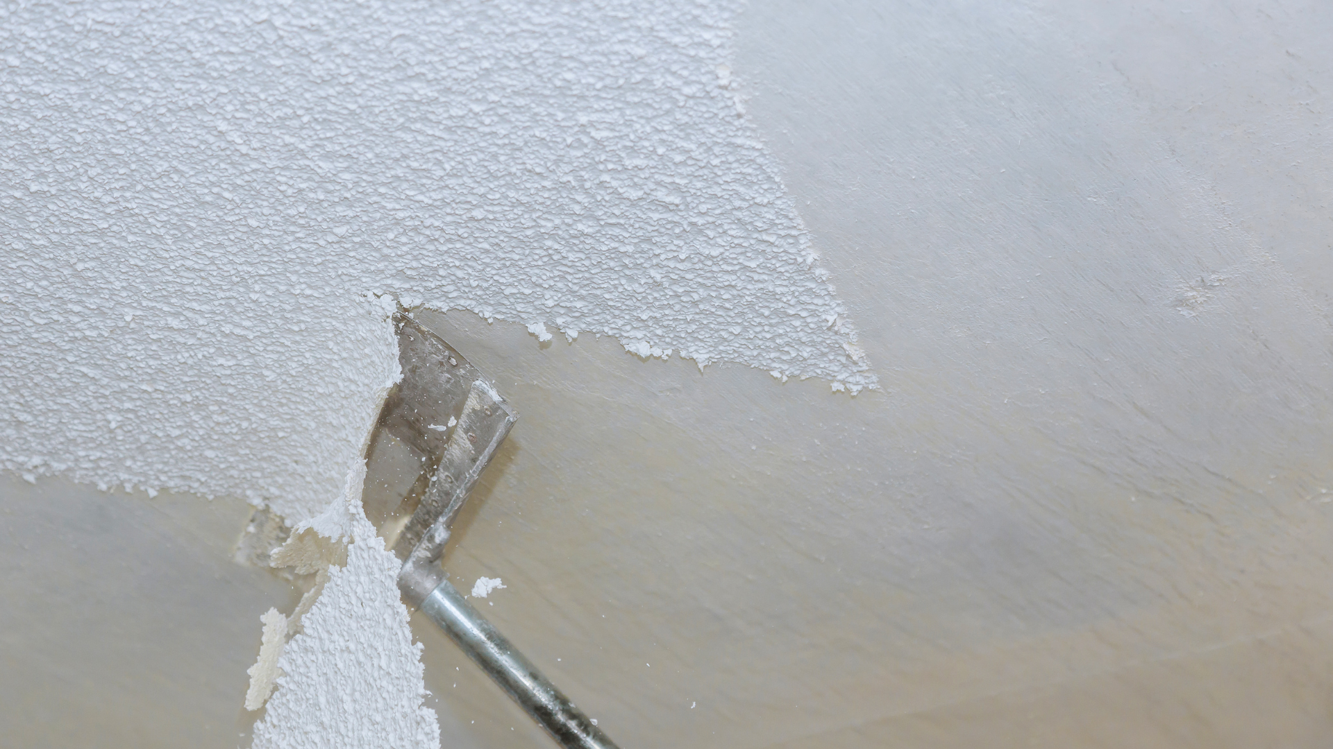 Check out our Textured Ceiling Removal Services