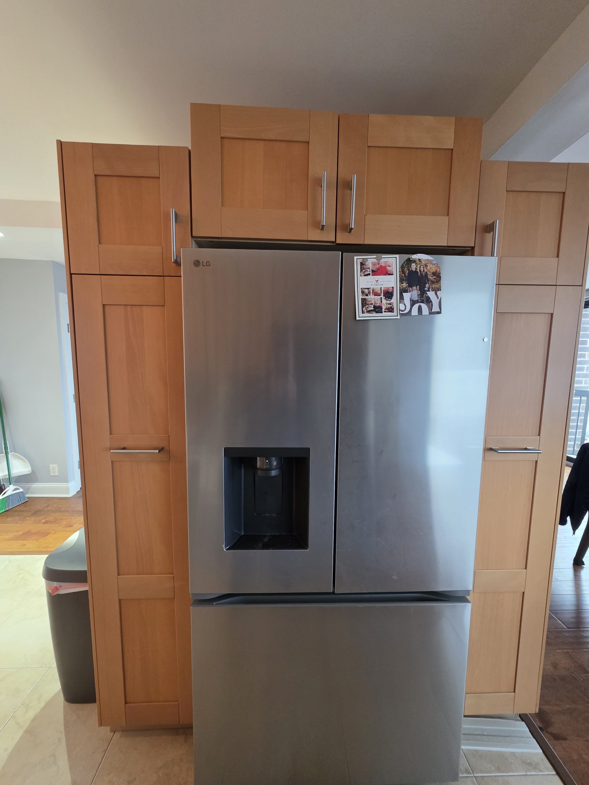 Kitchen Cabinet Repainting in Hoboken, NJ Before