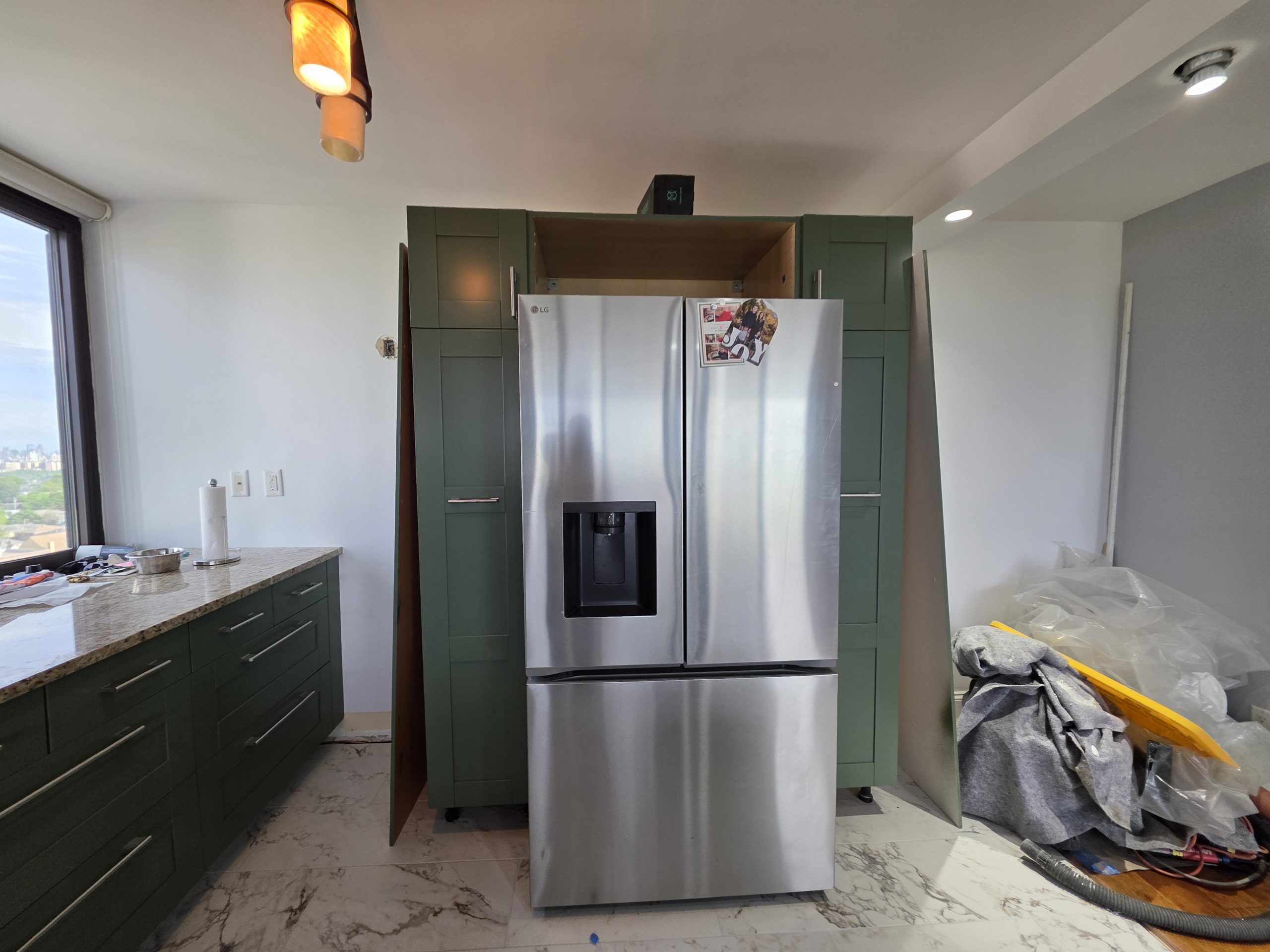 Kitchen Cabinet Repainting in Hoboken, NJ After