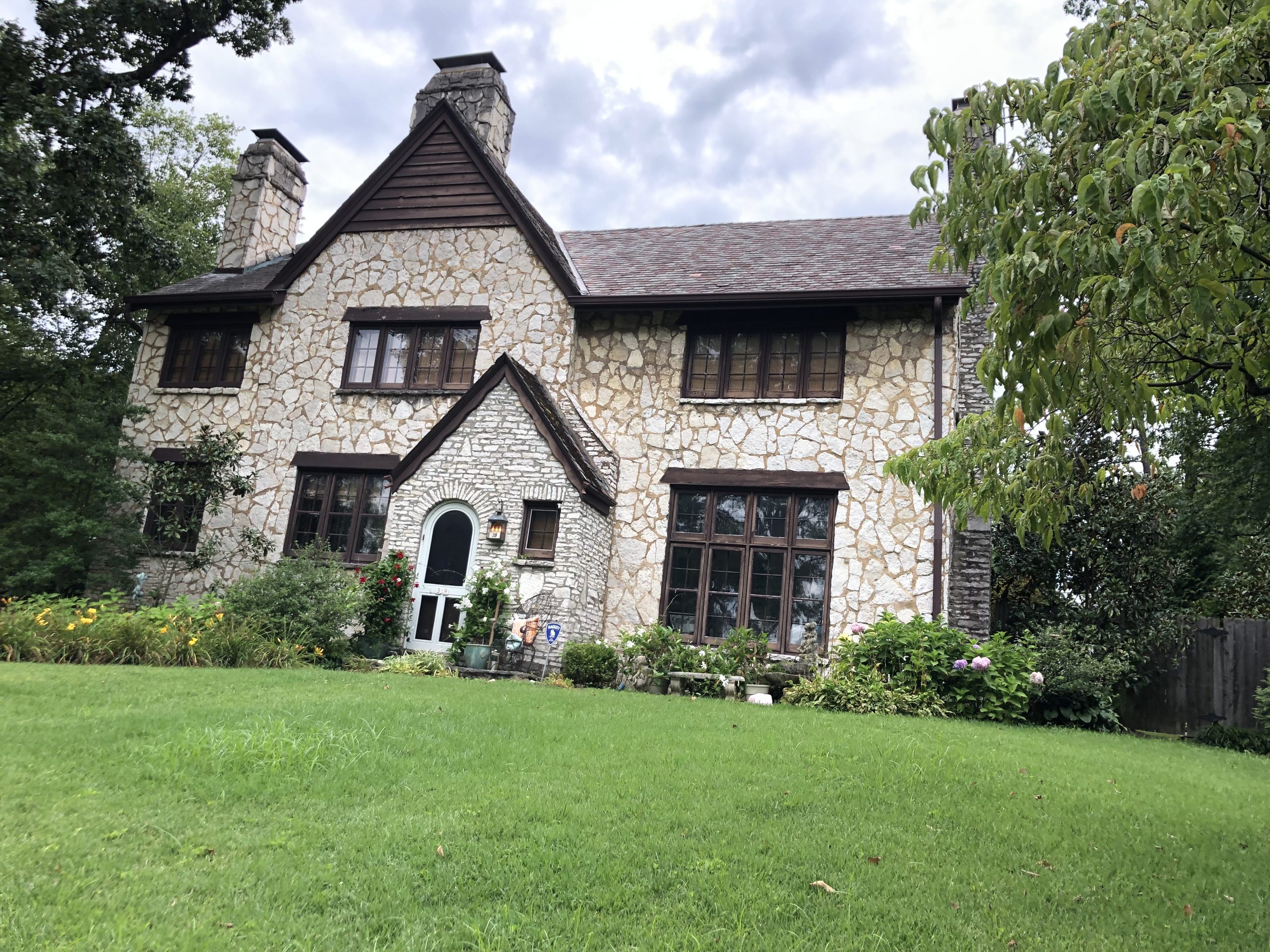 House painting before completion in Kirkwood, MO by CertaPro Painters