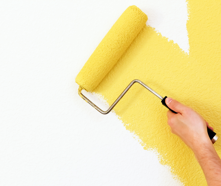 Painting using paint roller