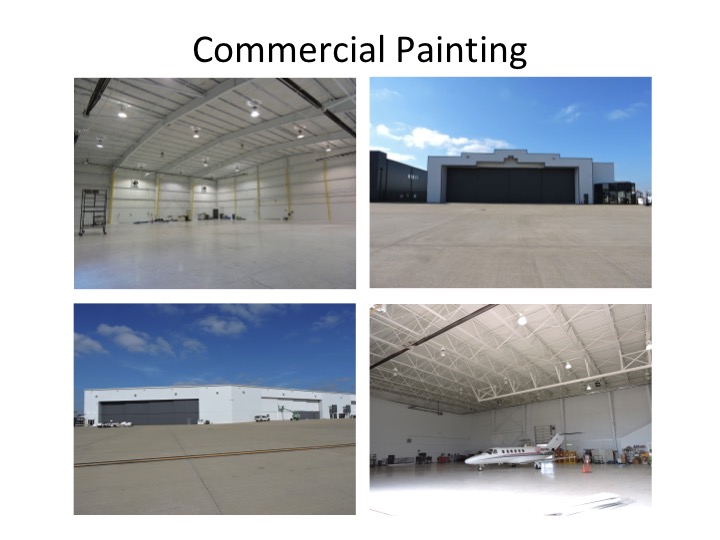 commercial hangar is painted in louisville ky