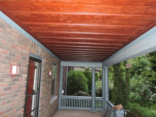 Roof Top of Home repainted in Highlands, Louisville - after