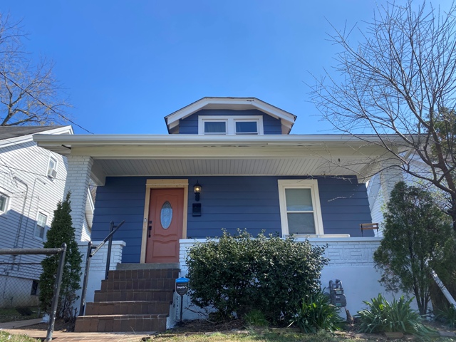 Front Exterior of Home repainted in Highlands, Louisville - after