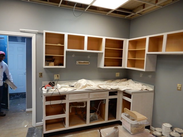 cabinet repainted in clifton - before