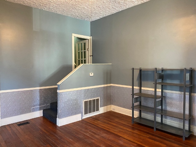 before photo of stairway in paristown