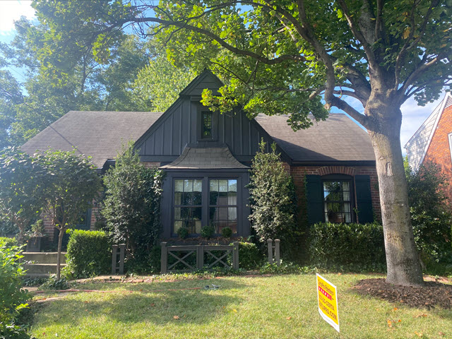 repainted exterior of home in the highlands