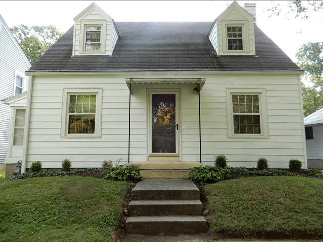 photo of repainted exterior of home in louisville