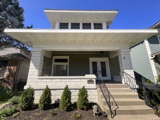 photo of repainted exterior of home in the highlands louisville