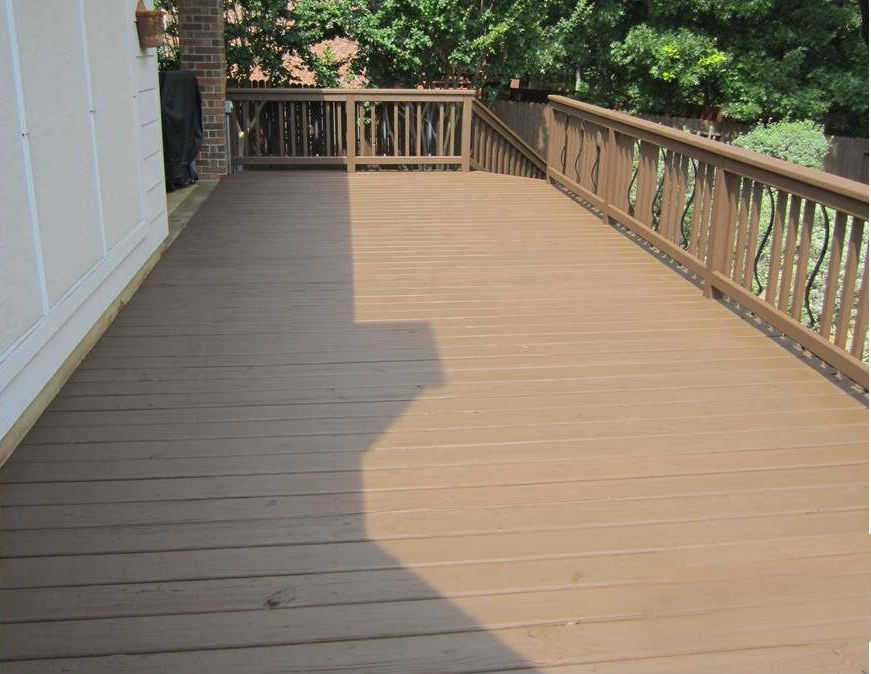 Deck Staining in NE San Antonio, TX