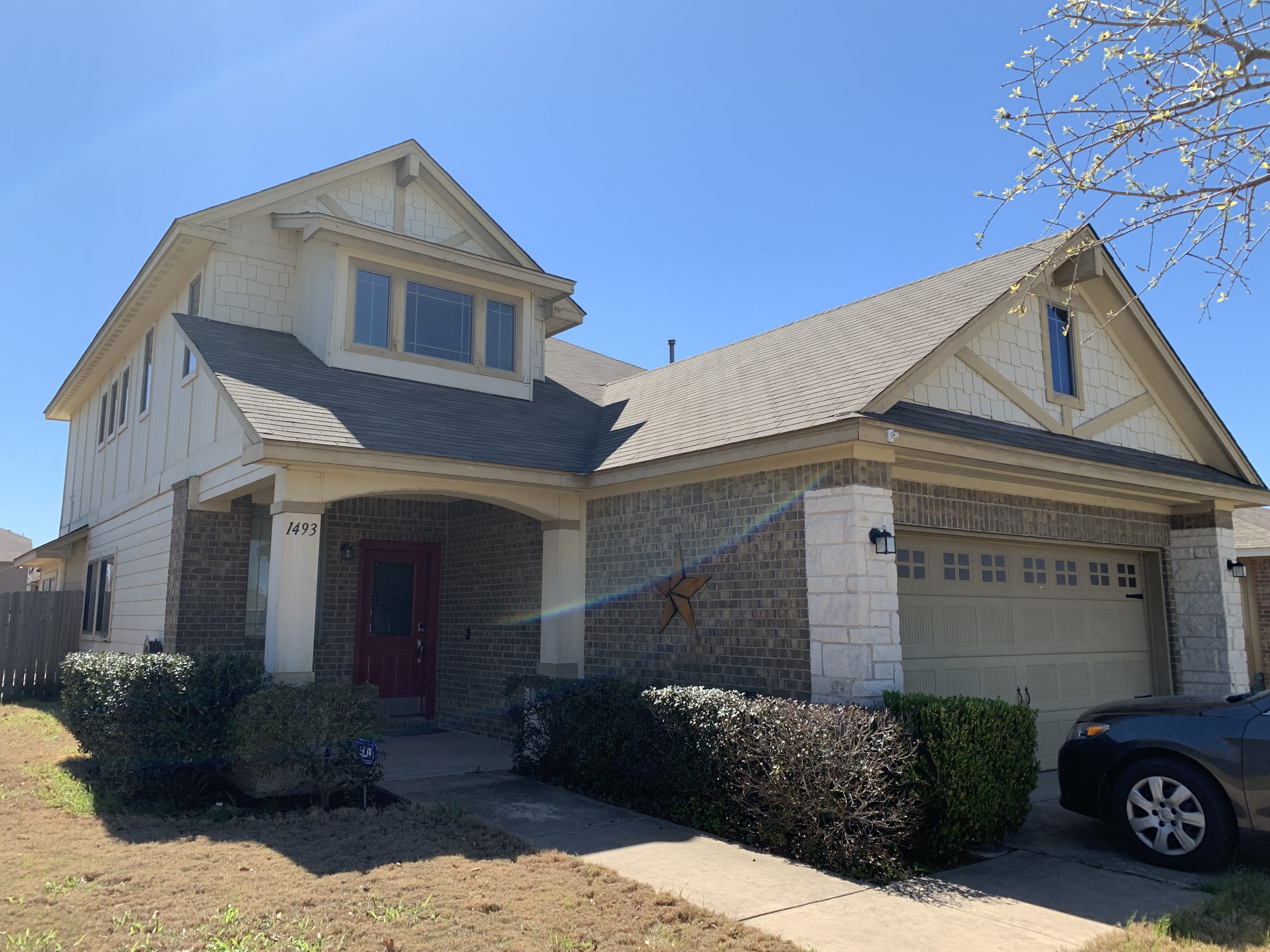 before painting exterior