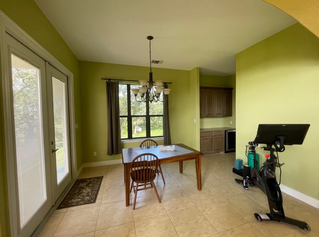 Grey Interior Paint for Dining Room Before
