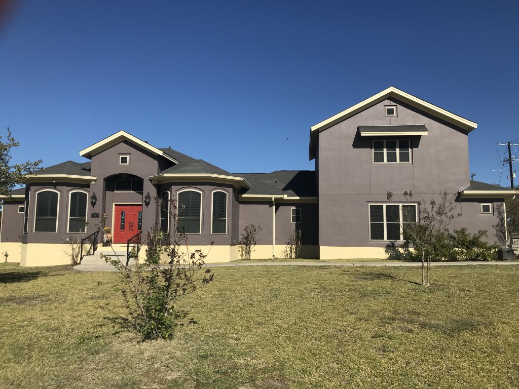 stucco home