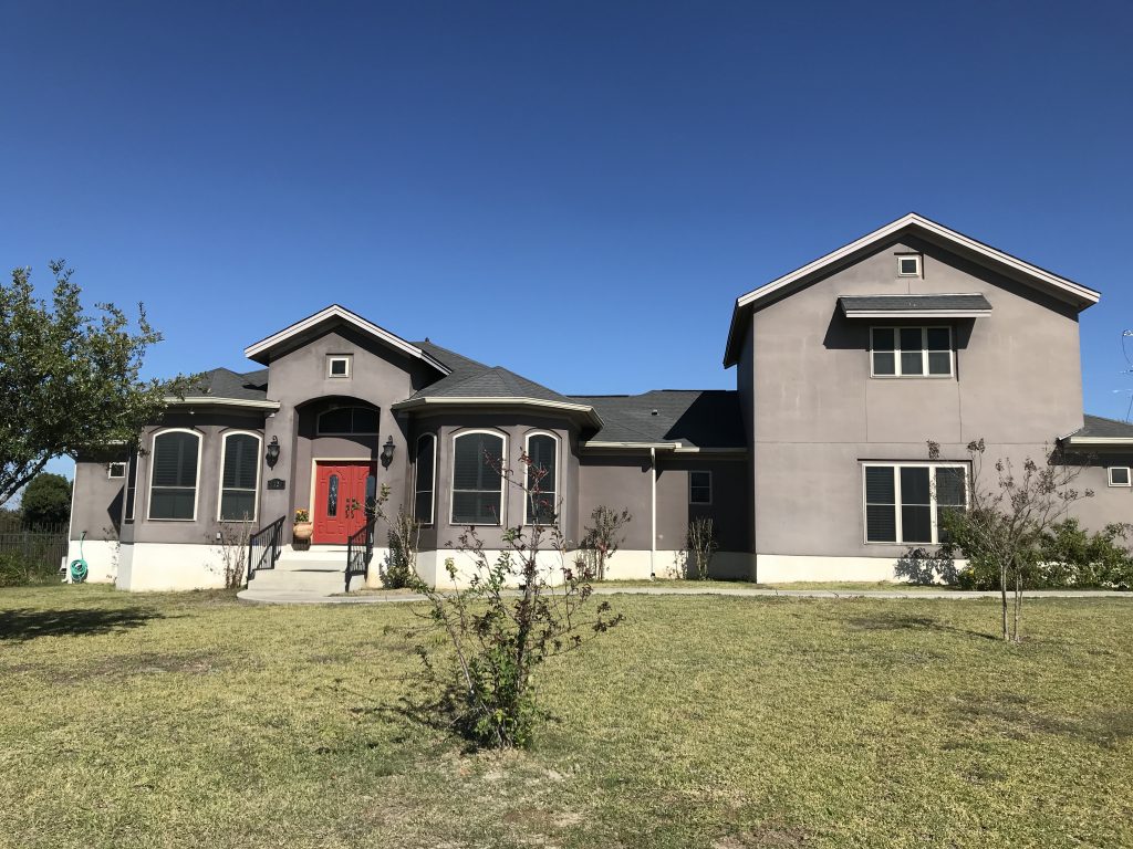 stucco home