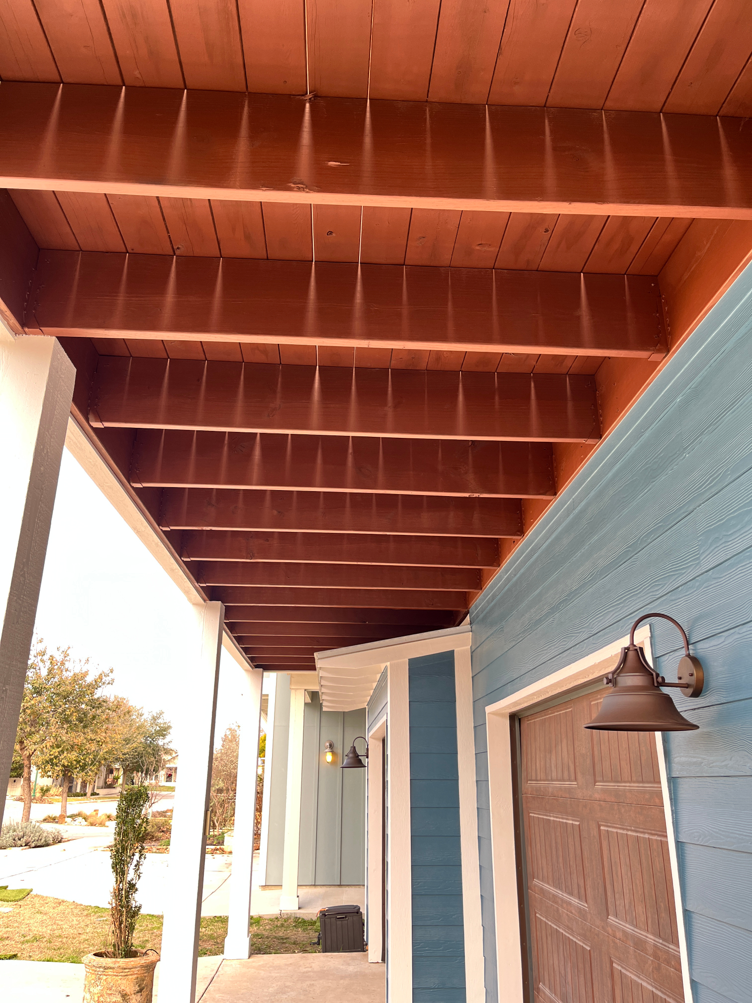 Wood Restoration Project After