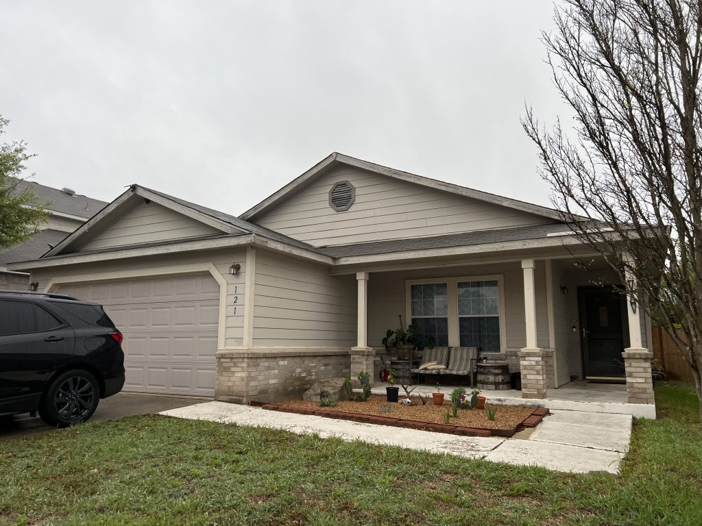 Exterior Color Change Before