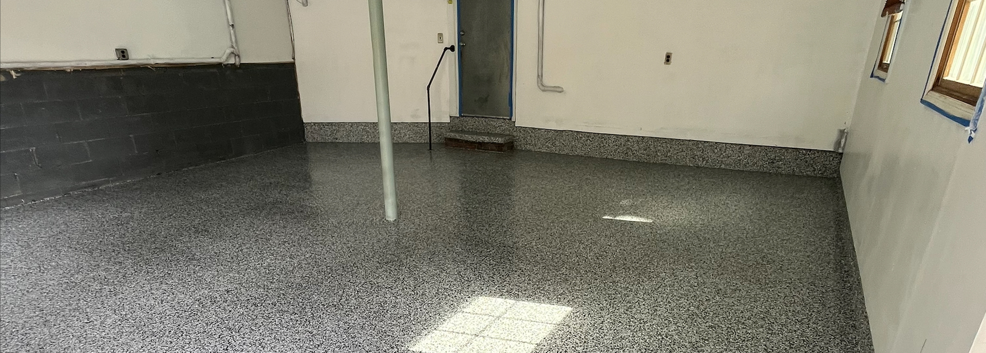after garage floor coating