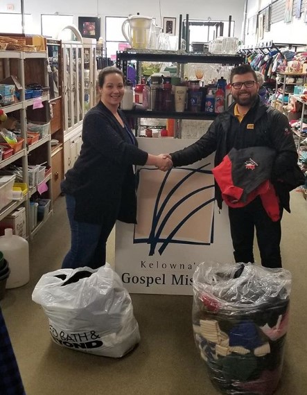Kelowna Gospel Mission partners with CertaPro Painters of Okanagan for winter coat drive