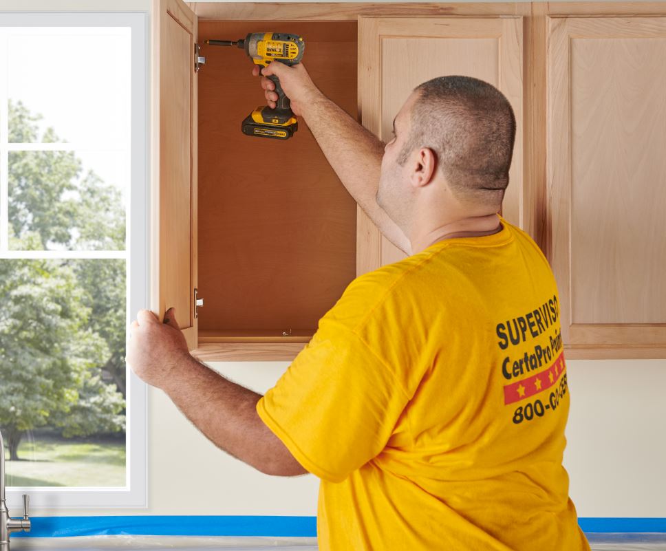 cabinet door removal