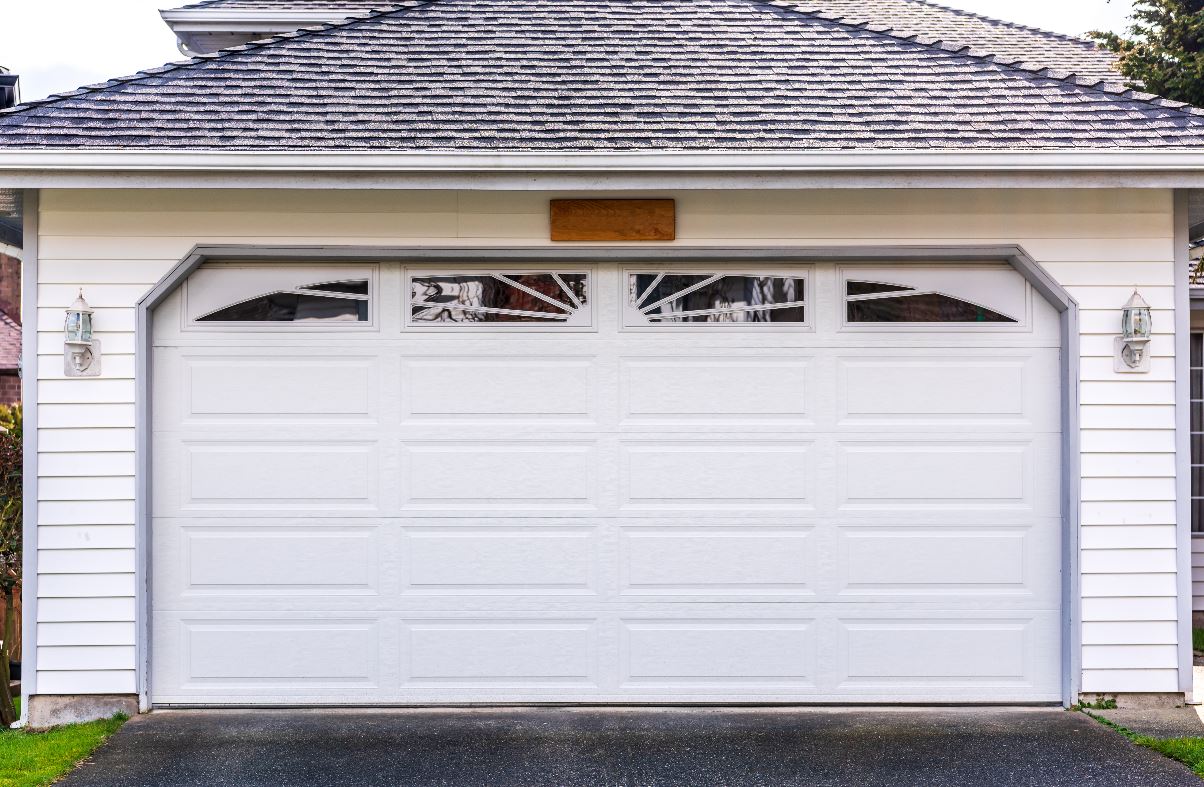 painted garage door