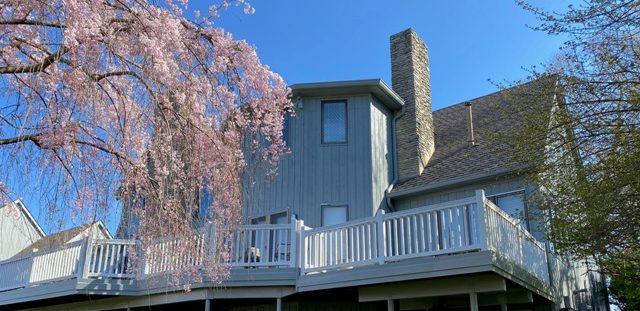 Exterior and Deck repainted in Floyd Knobs - after
